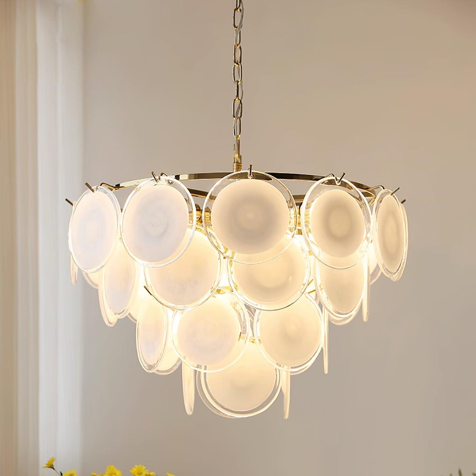 Noelia Glass Chandelier - Letslighting