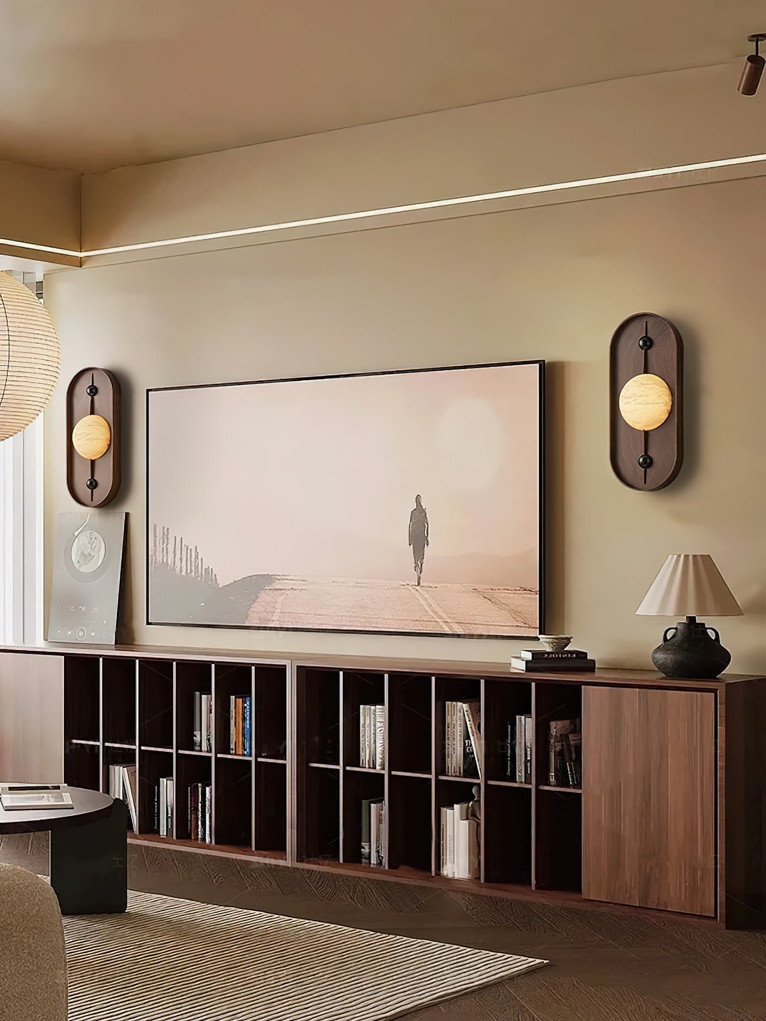 Mylaearae Orb Alabaster Wall Light - Blowlighting