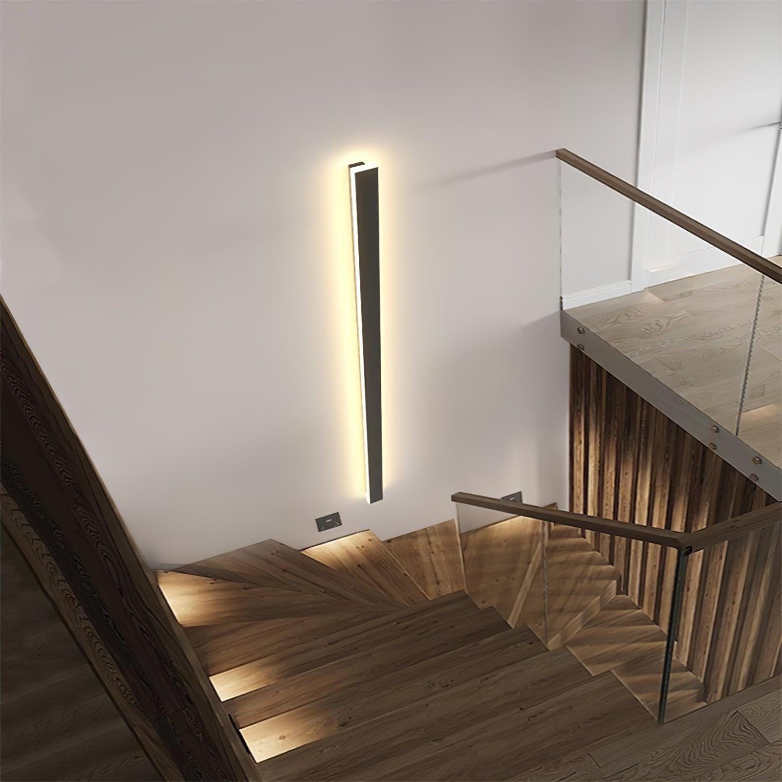 Long Strip Solar Outdoor Sconce - Blowlighting