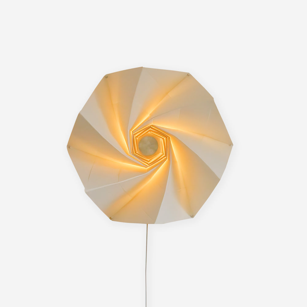 Wall Lamp and Fabric Spiral Shade Artistic LED Accent Modern - Letslighting