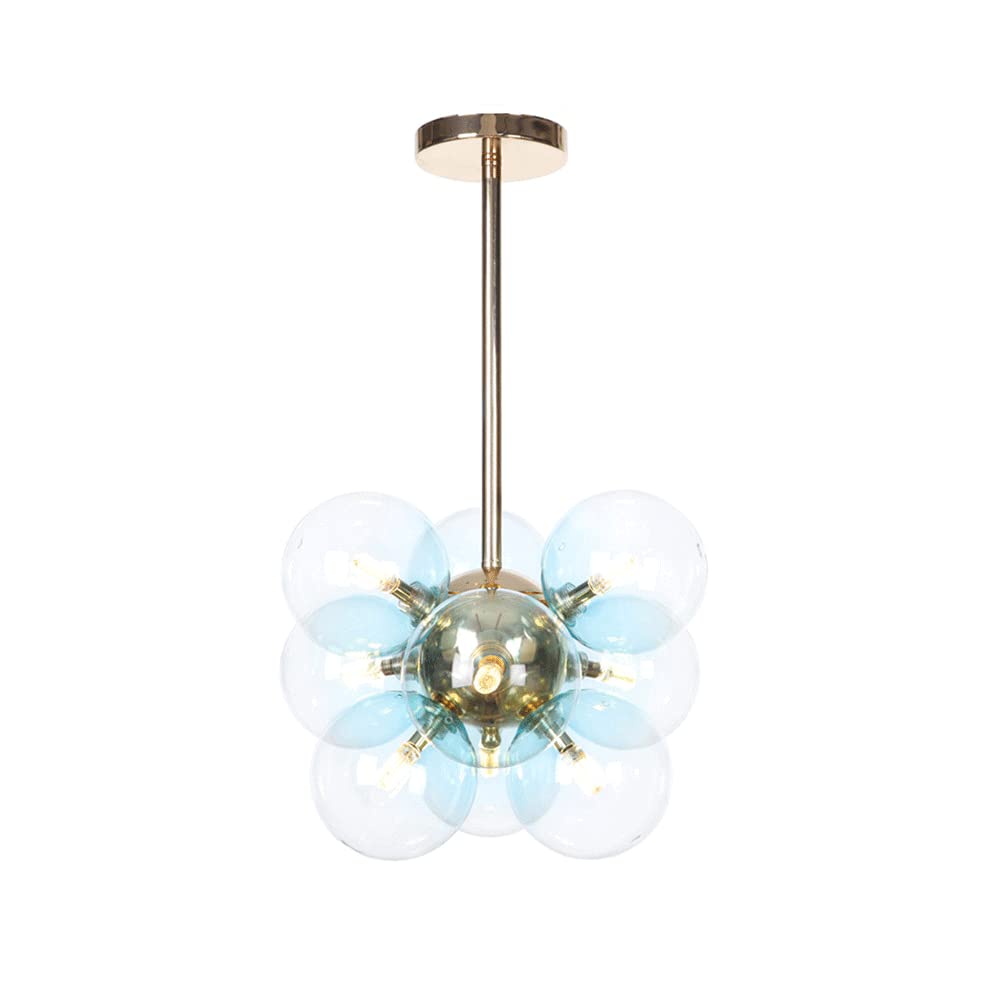 Valentina Minimalisme Rond Suspension Métal/Verre Chambre à coucher