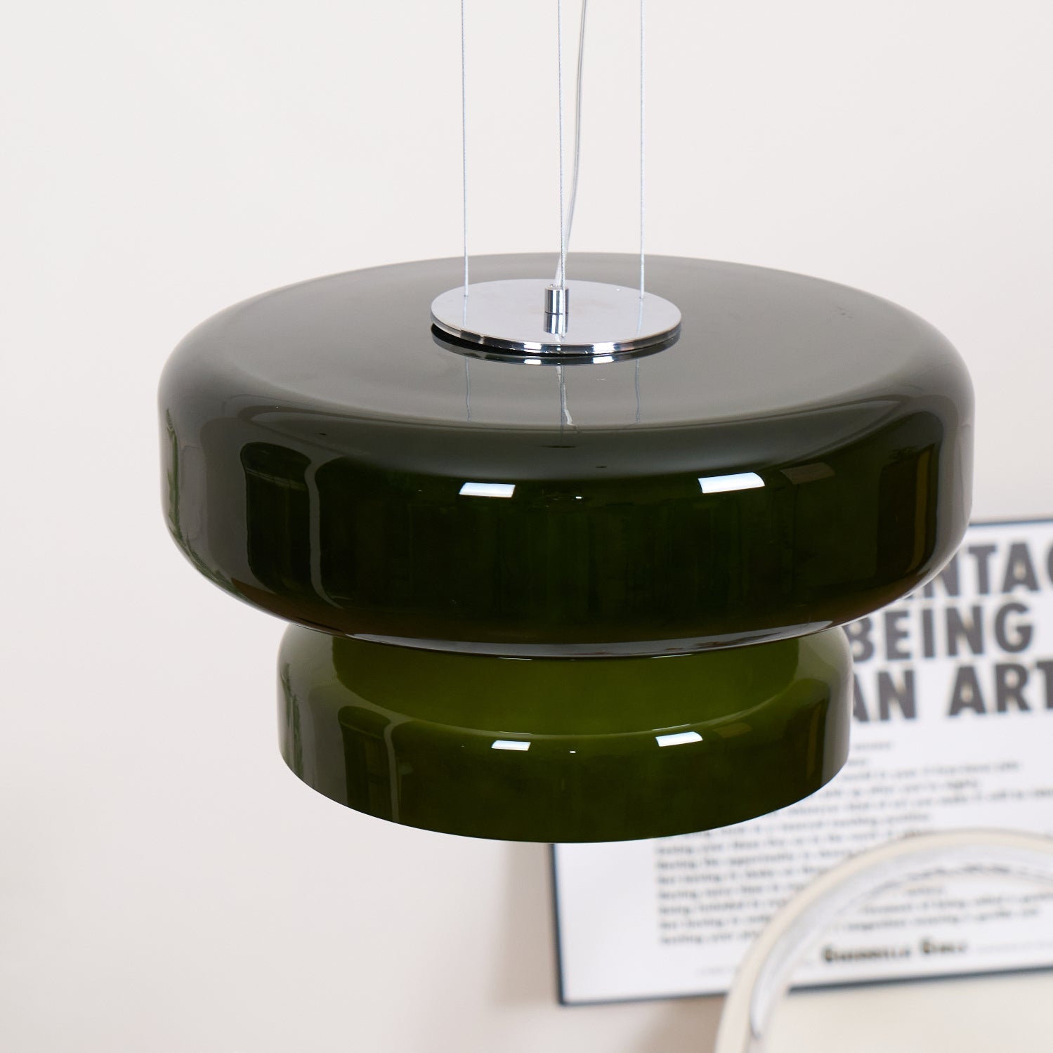 Xenuvyj Modern Minimalist Metal Glass Pendant Lamp - Lamp Copper