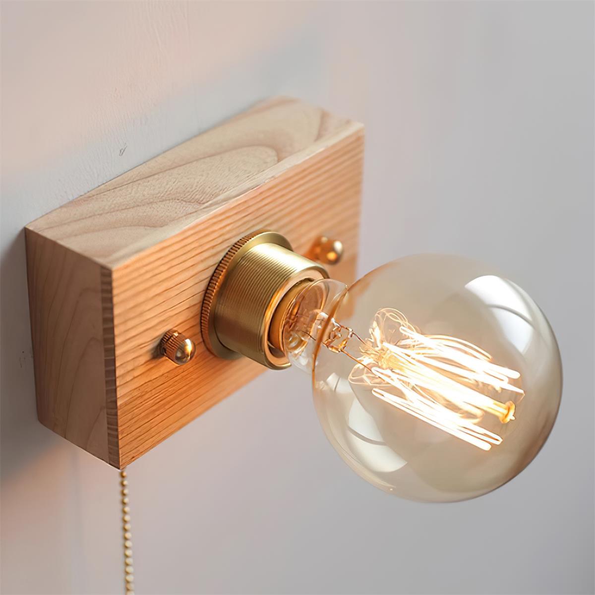 Bois Wall Lamp Edison Style - Letslighting