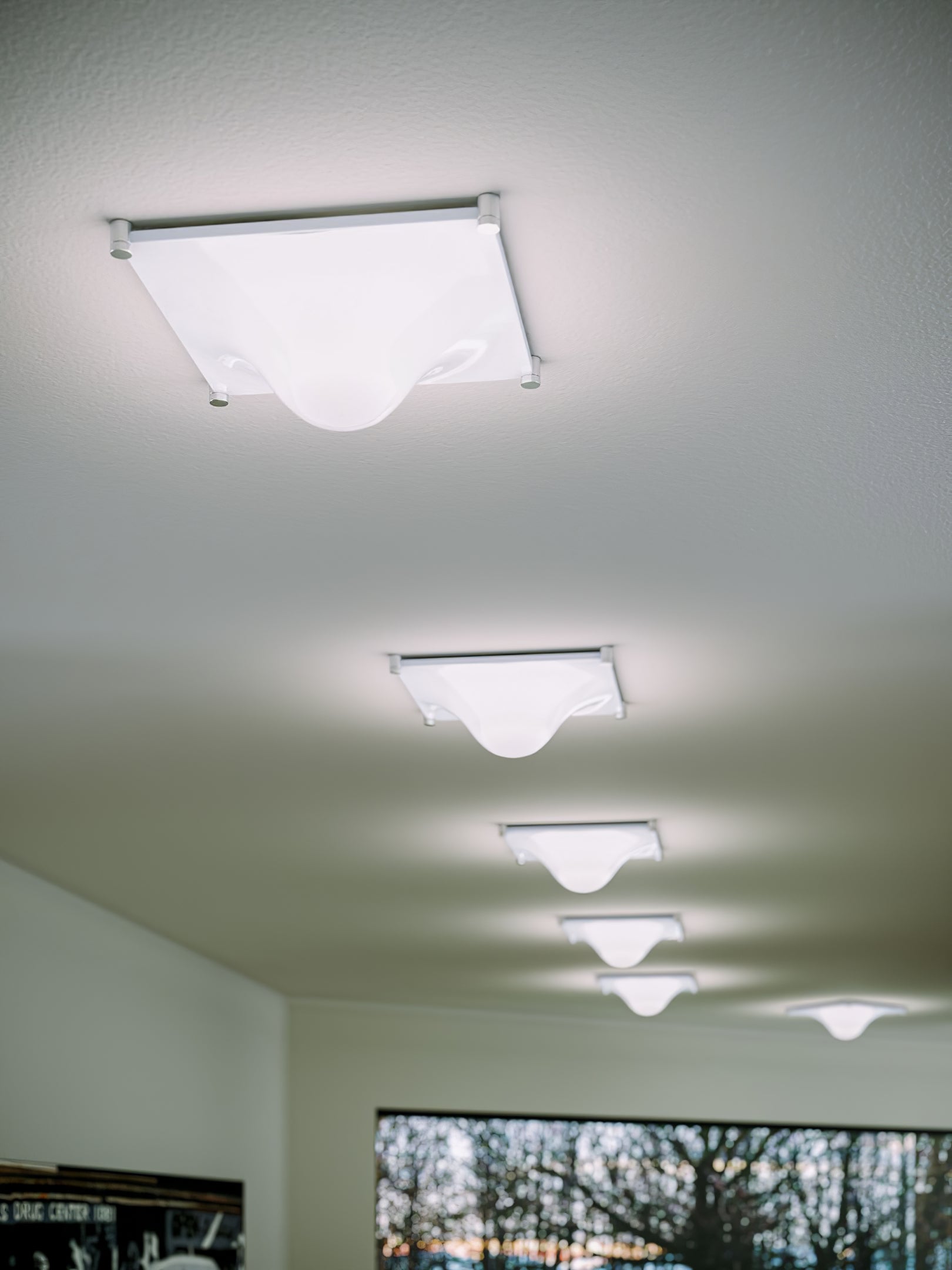 Bolla Ceiling Light Soft White Curves Elegant - Letslighting
