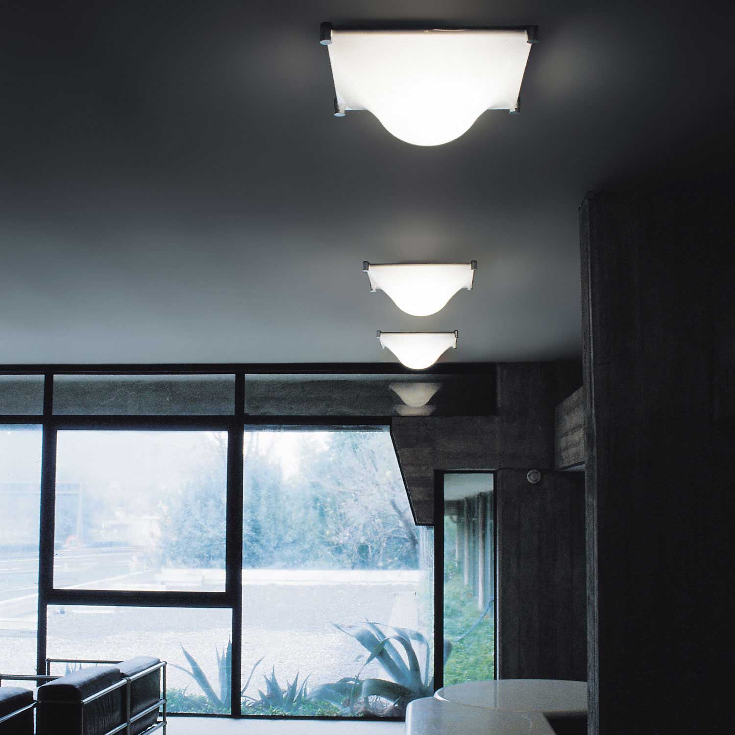 Bolla Ceiling Light Soft White Curves Elegant - Letslighting