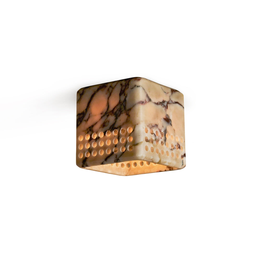Bond Modern Minimalist Marble Ceiling Lamp - Lamp Copper