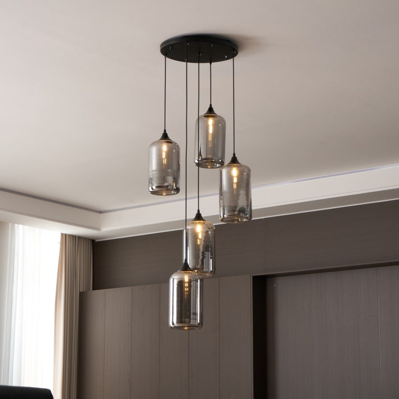Bottle Glass Pendant Light - Blowlighting