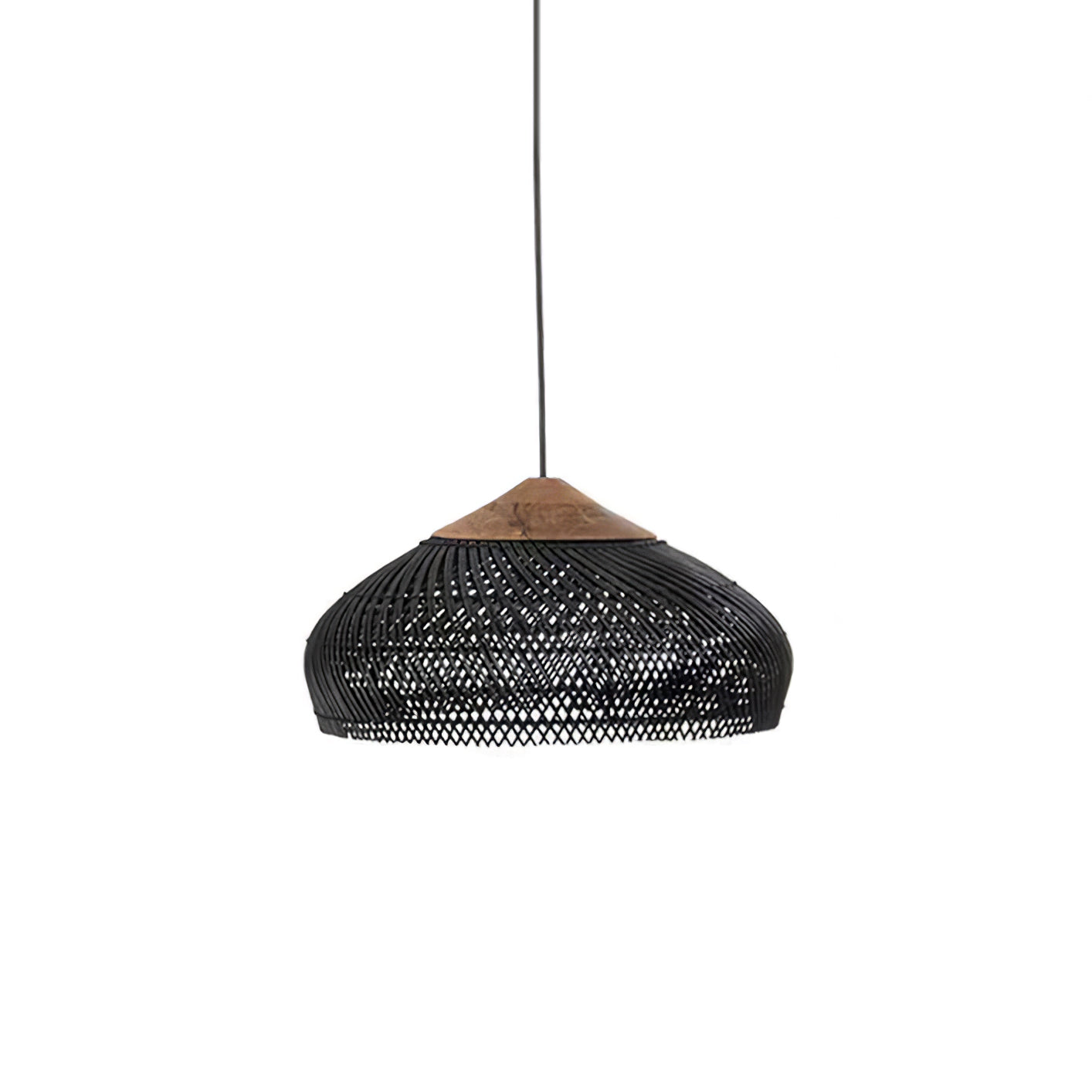 Braided Rattan Pendant Lamp - Blowlighting