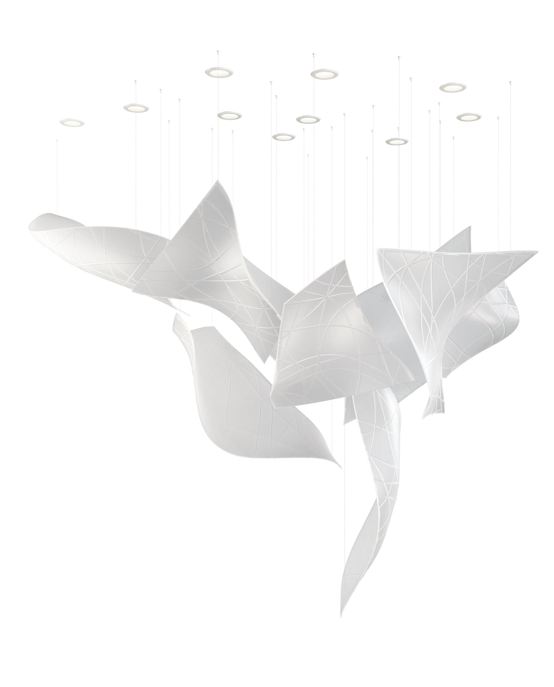 Alnoror Sculptural Gold Pendant Light - Blowlighting