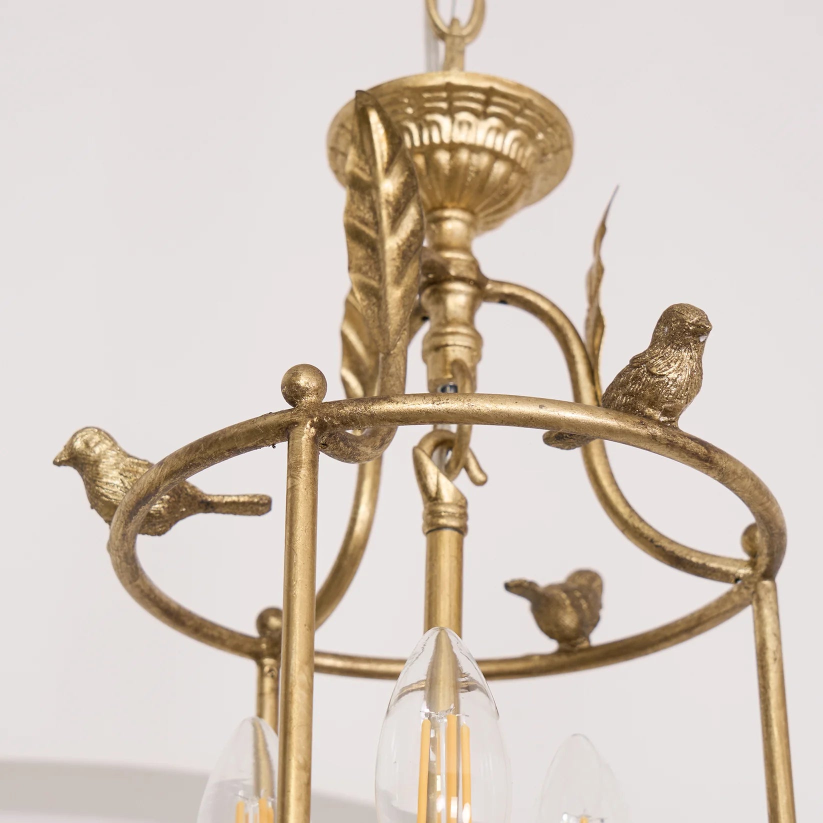 Silva Vintage Metal Bronze Gold Pendant Light Dining Room Bedroom