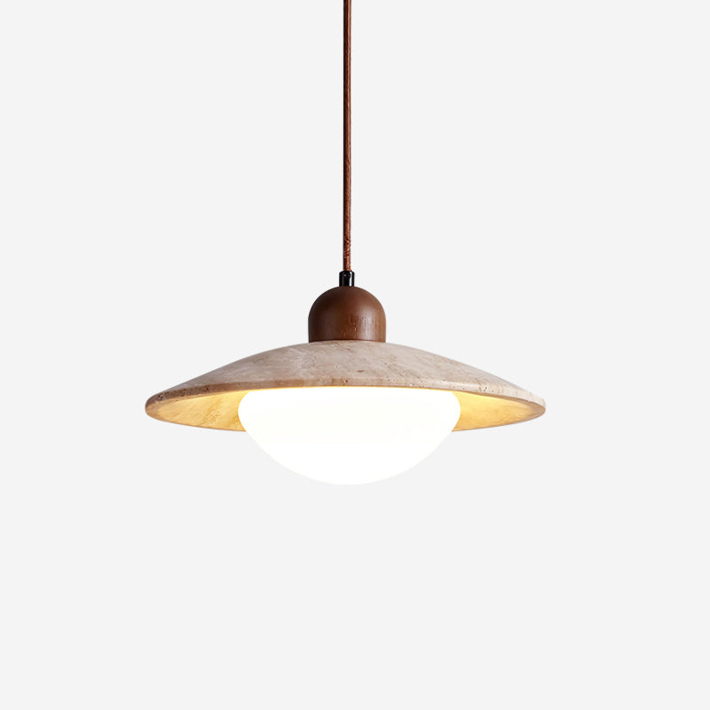 Ritta Pendant Lamp Travertine Minimalist - Letslighting