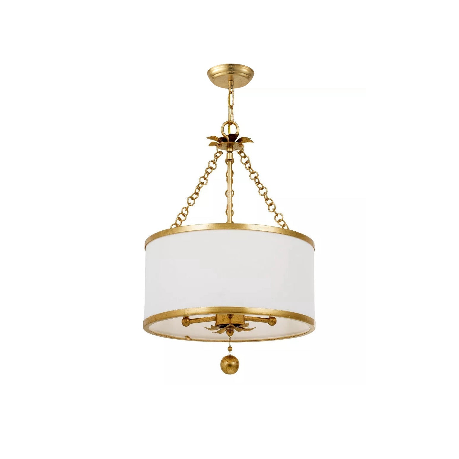 Helix Drum Individual Creativity Fabric Metal Pendant Lamp - Lamp Copper