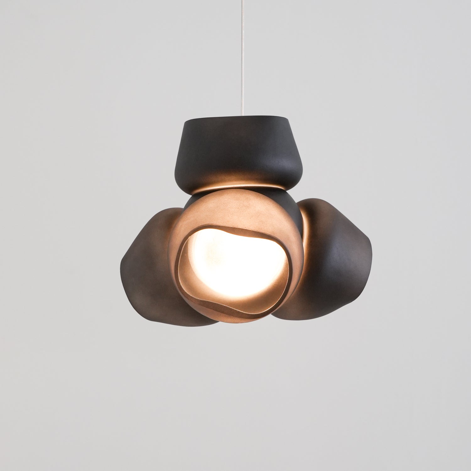 Zamarir Bubbles Cluster Metal Glass Pendant Light - Blowlighting