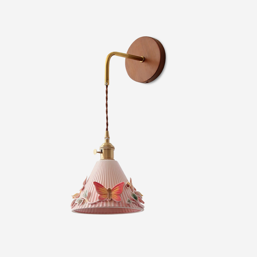 Butterfly Wall Lamp Glint Spring Garden Whimsy - Letslighting