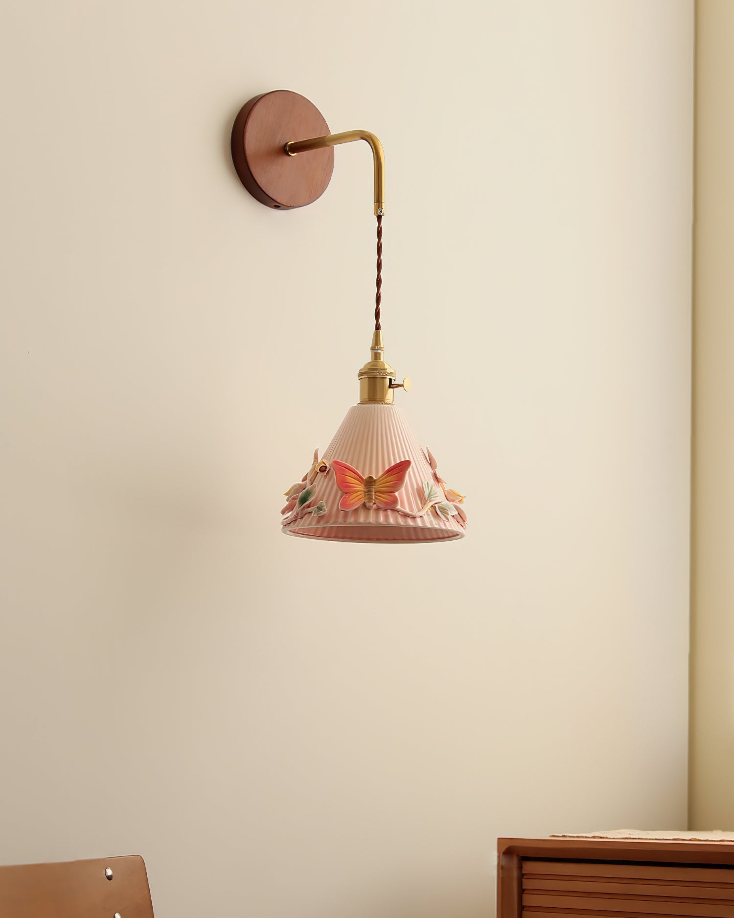Butterfly Wall Lamp Glint Spring Garden Whimsy - Letslighting