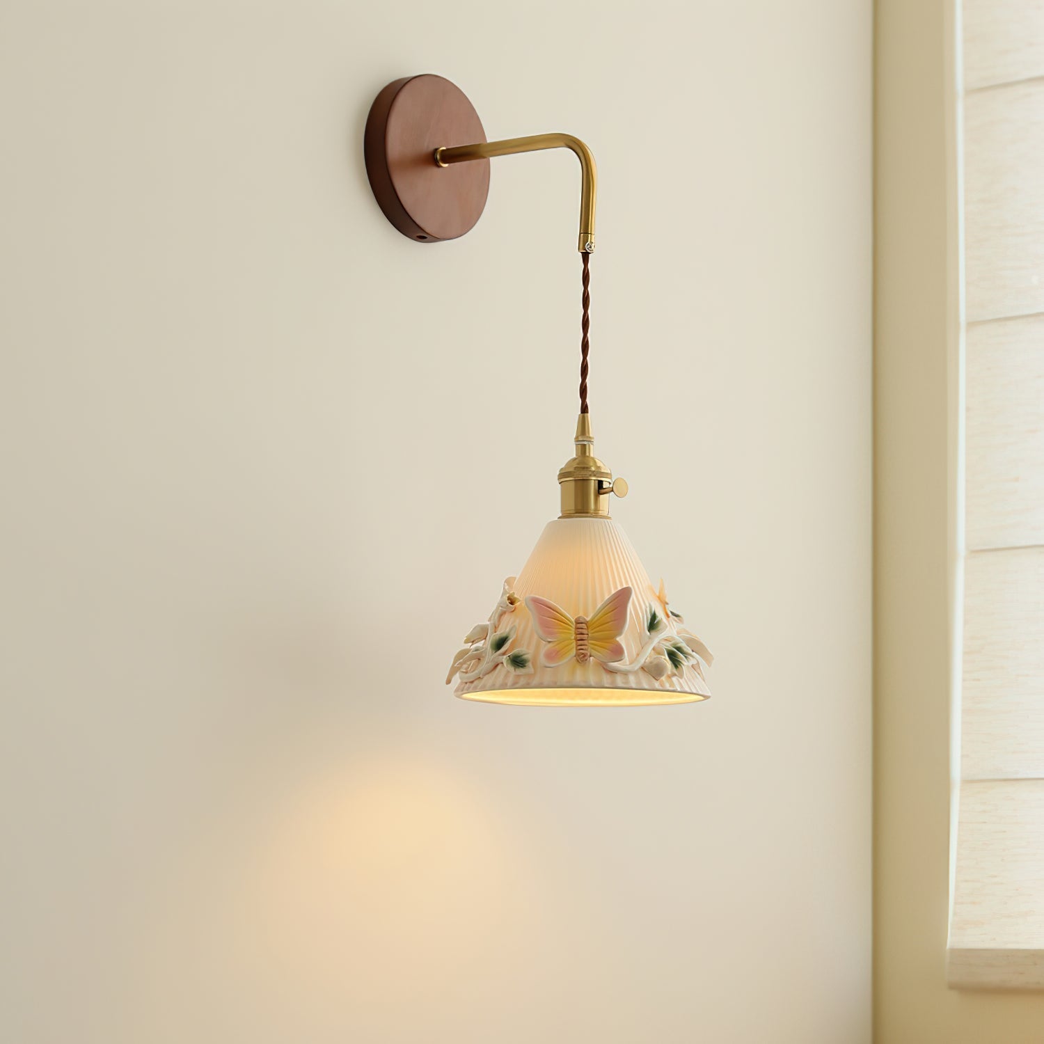 Butterfly Wall Lamp Glint Spring Garden Whimsy - Letslighting