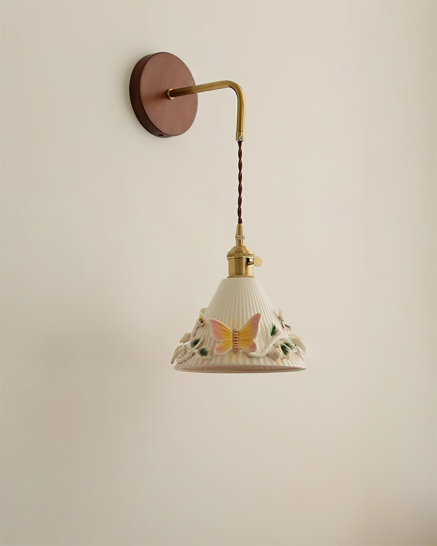 Butterfly Wall Lamp Glint Spring Garden Whimsy - Letslighting