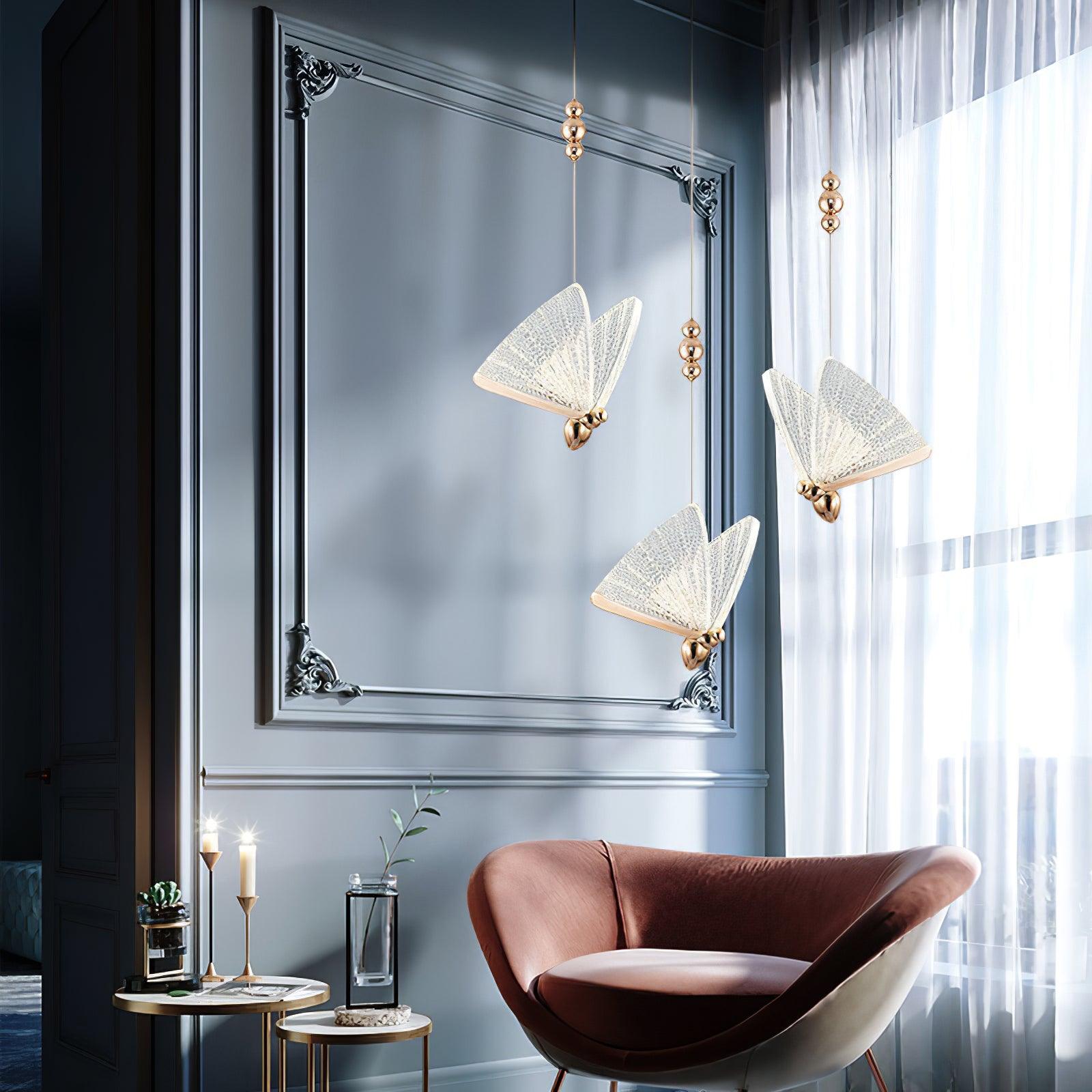 Butterfly Pendant Light - Blowlighting