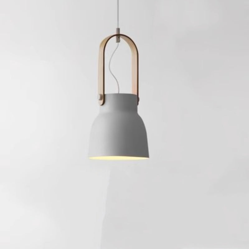 Valentina Vintage Suspension Noir/Orange Métal/Bois Chambre à coucher