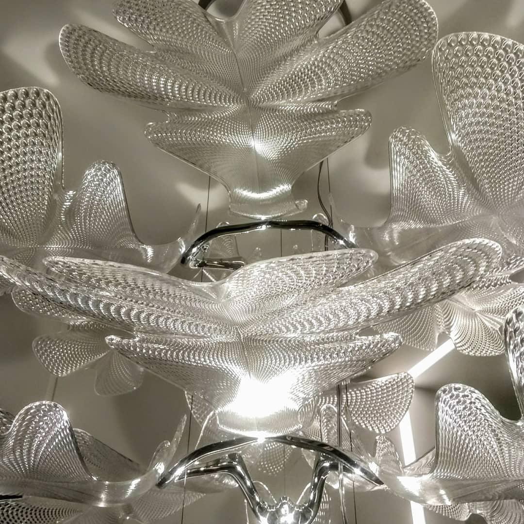 Solara Chandelier Suspension Clear Leaf - Letslighting