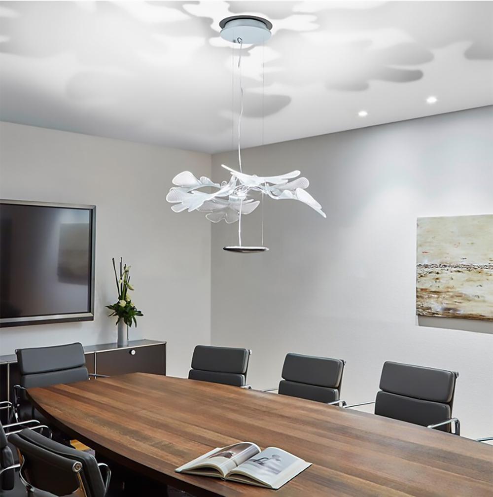 Solara Chandelier Suspension Clear Leaf - Letslighting