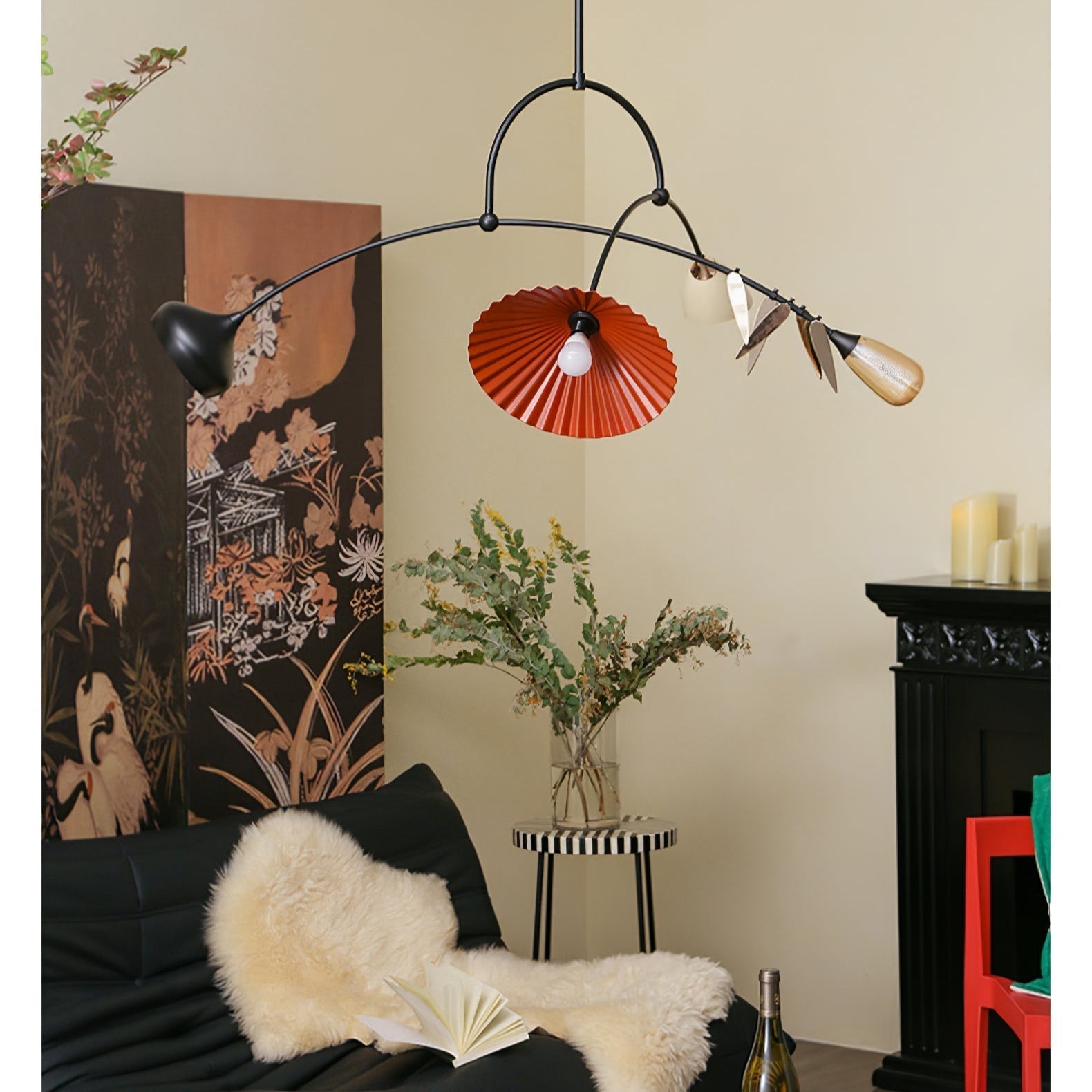 FloraCurv Glass Artisan Pendant Light - Blowlighting