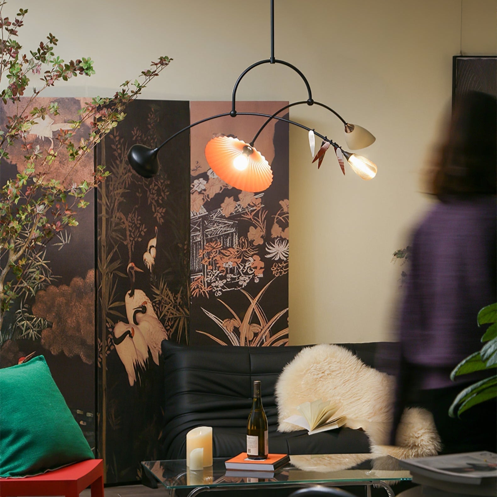 FloraCurv Glass Artisan Pendant Light - Blowlighting