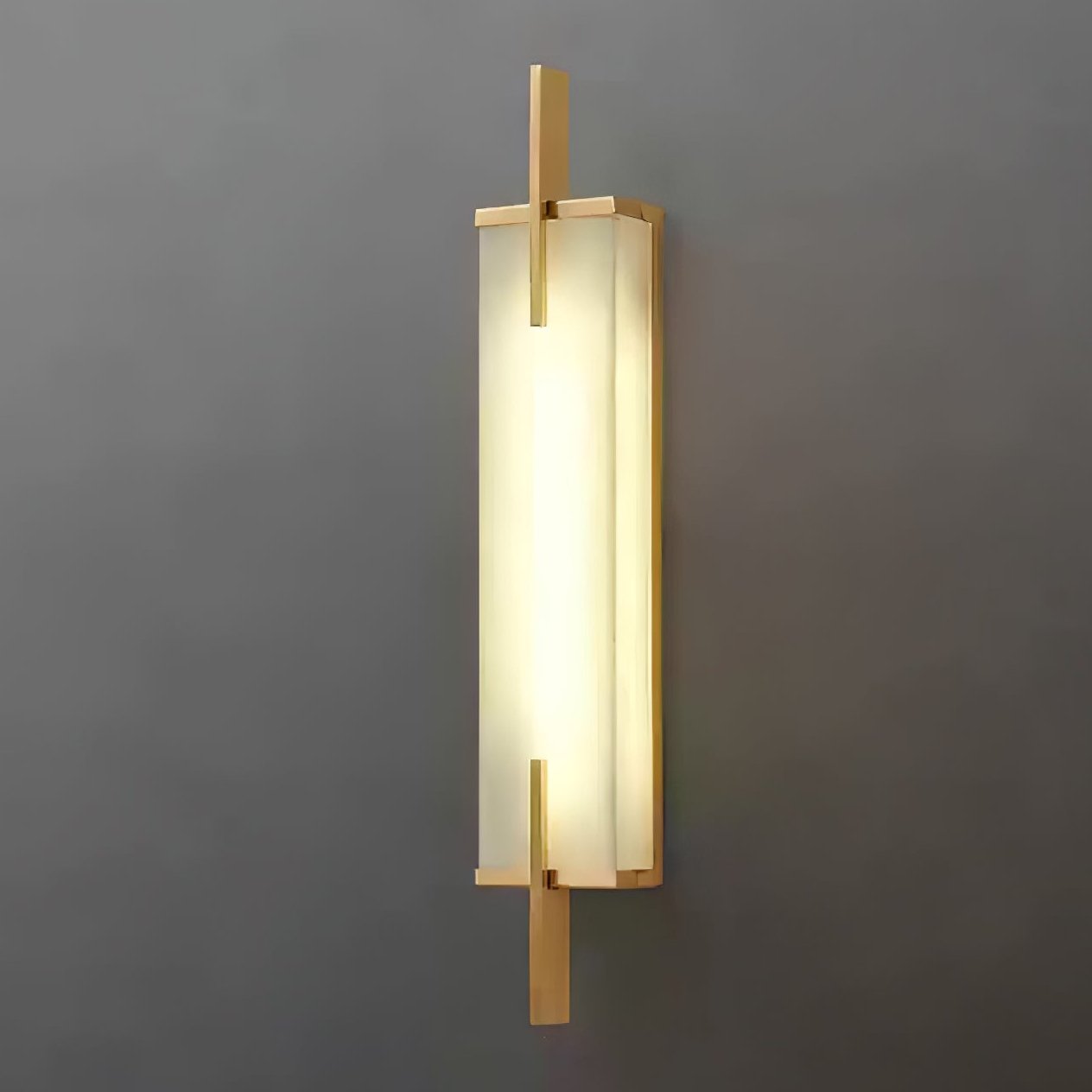 Aurcarir Rectangular Alabaster Wall Light - Letslighting