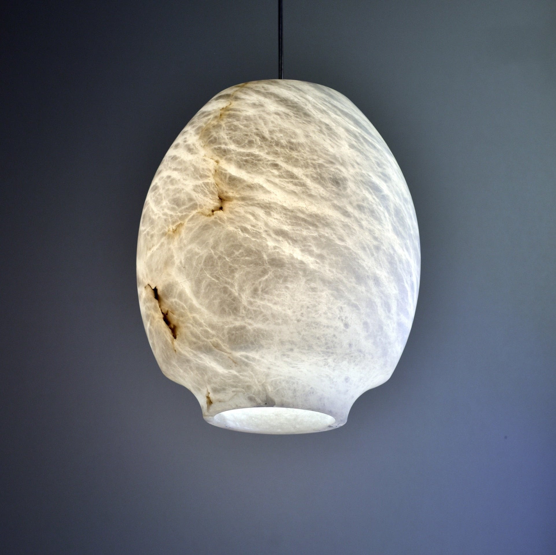 Thalia Minimalist Alabaster Pendant Light - Letslighting