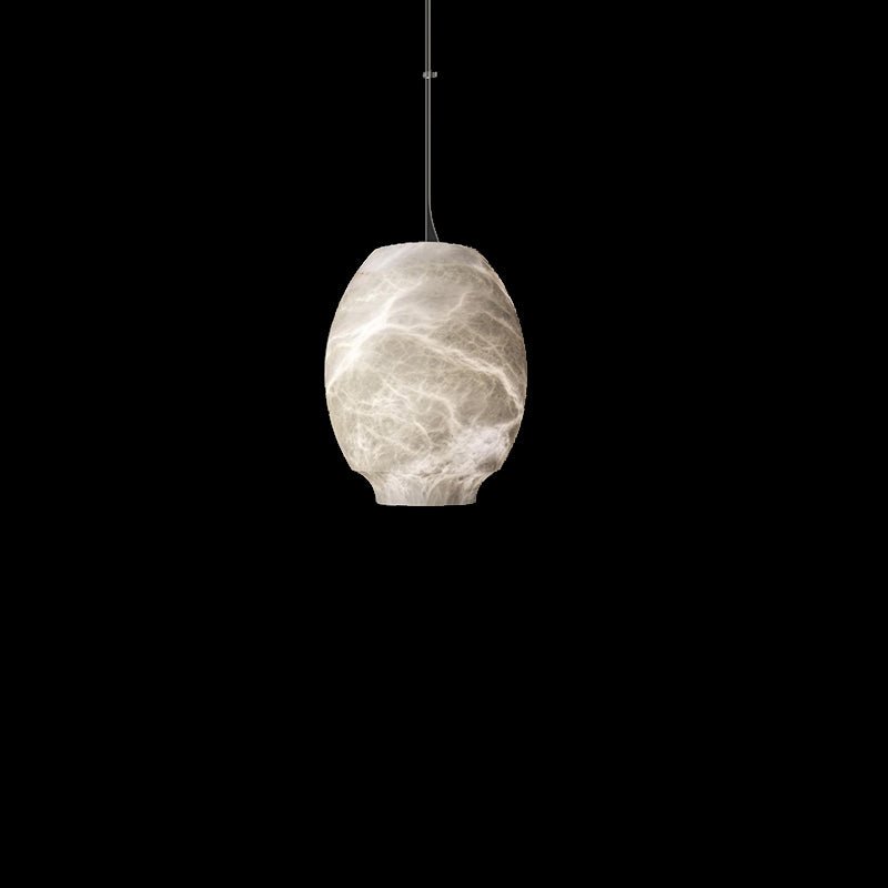 Thalia Minimalist Alabaster Pendant Light - Letslighting