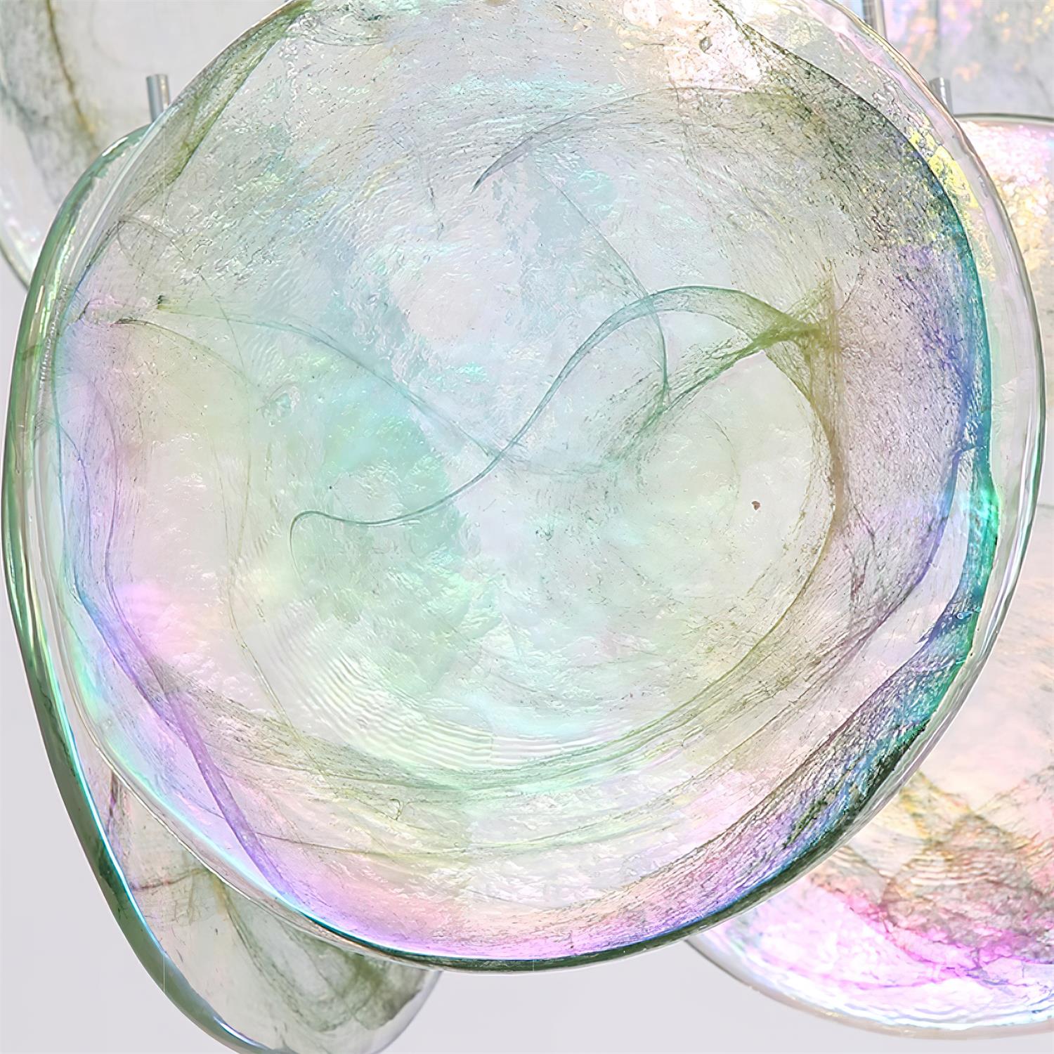 Camisa Chandelier Murano Glass Disc Layers - Letslighting
