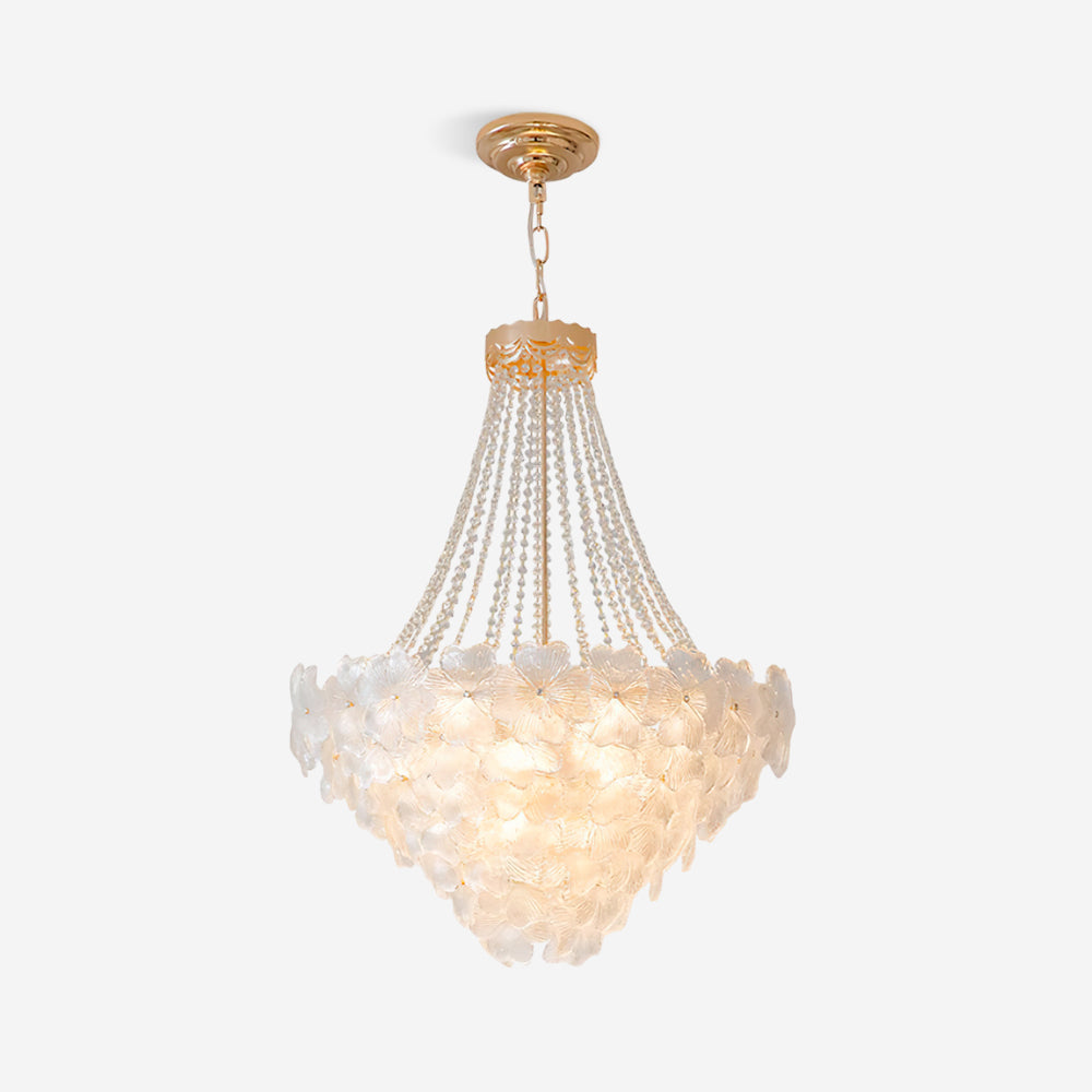 Campina Chandelier Crystal Flower Tiered - Letslighting