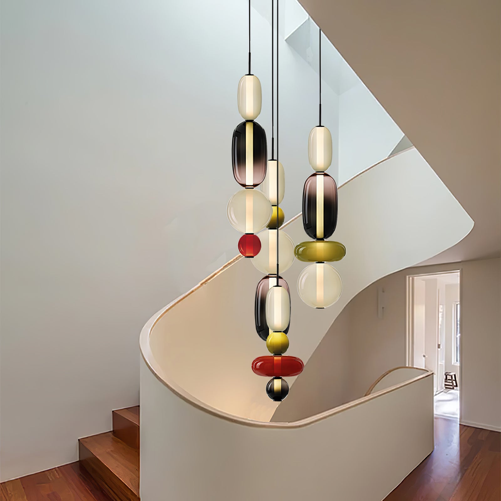 Candied Glass Combo Pendant Light - Blowlighting