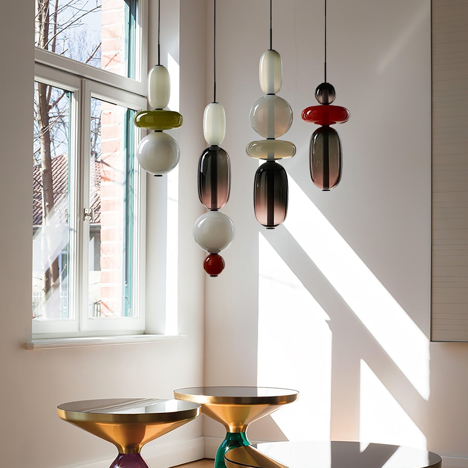Candied Glass Combo Pendant Light - Blowlighting