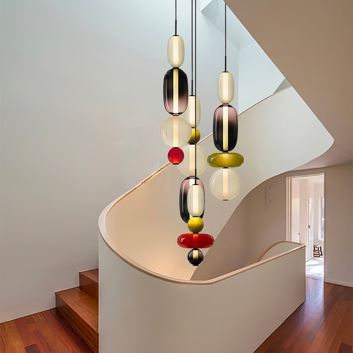 Candied Glass Combo Pendant Light - Blowlighting