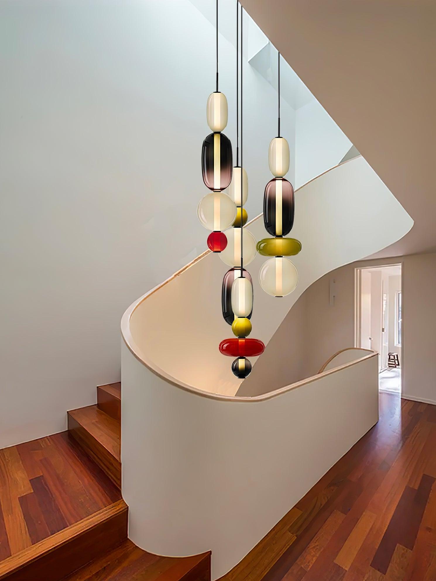 Candied Glass Combo Pendant Light - Blowlighting