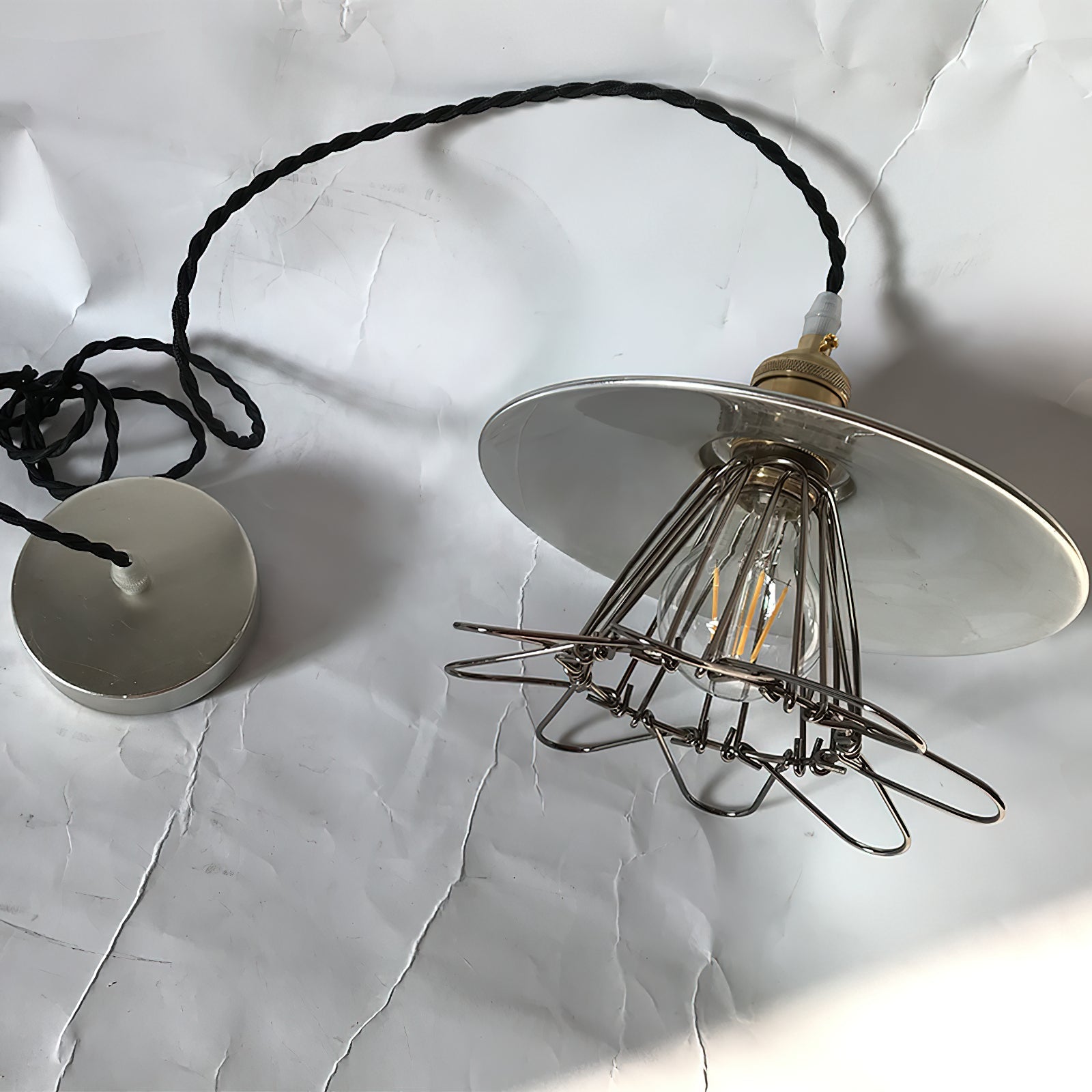 Stella Vintage Industrial Art Metal Pendant Light - Lamp Copper