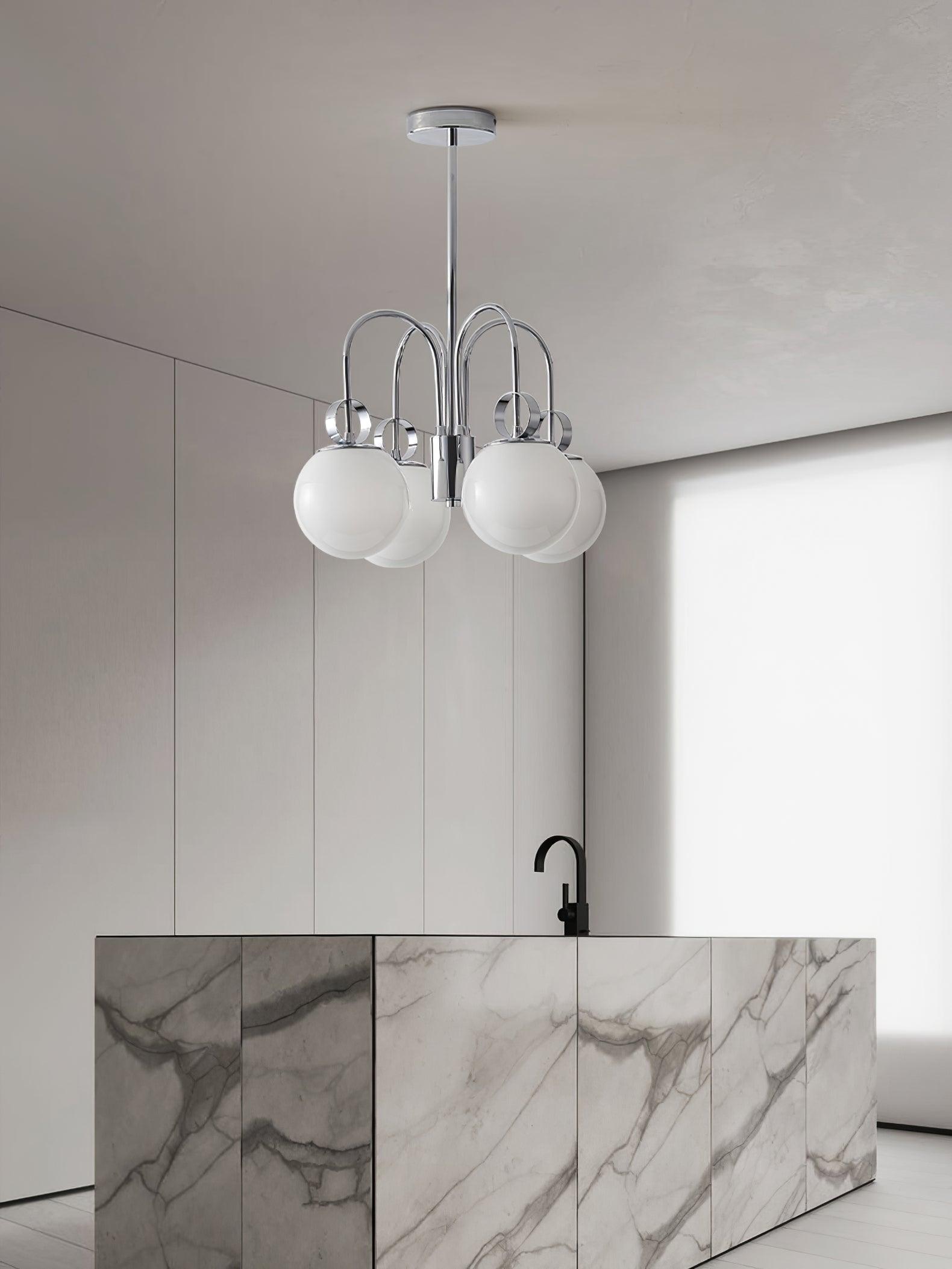 Ishaos Elegance Nordic Collection Metal Chandelier - Blowlighting