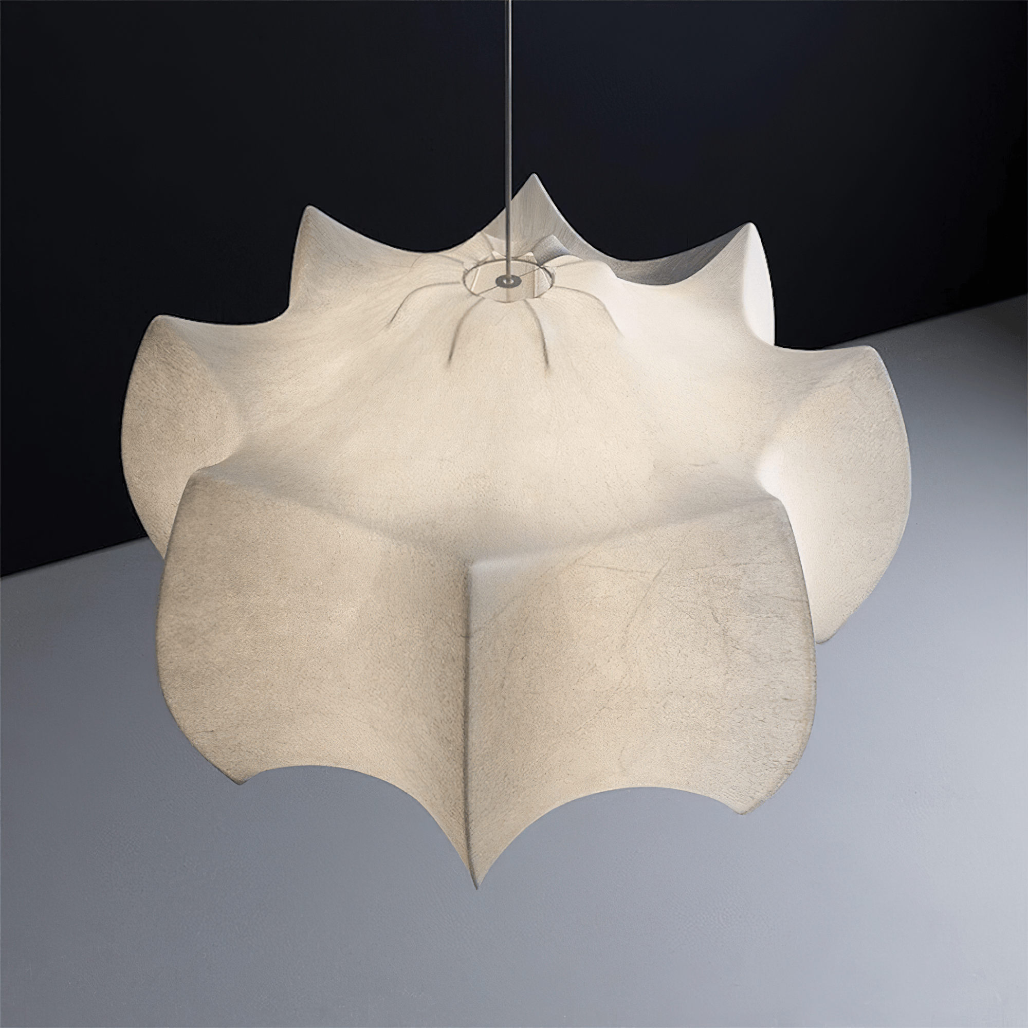 Skapa Pendant Lamp Soft Curved Pleated Shape - Letslighting