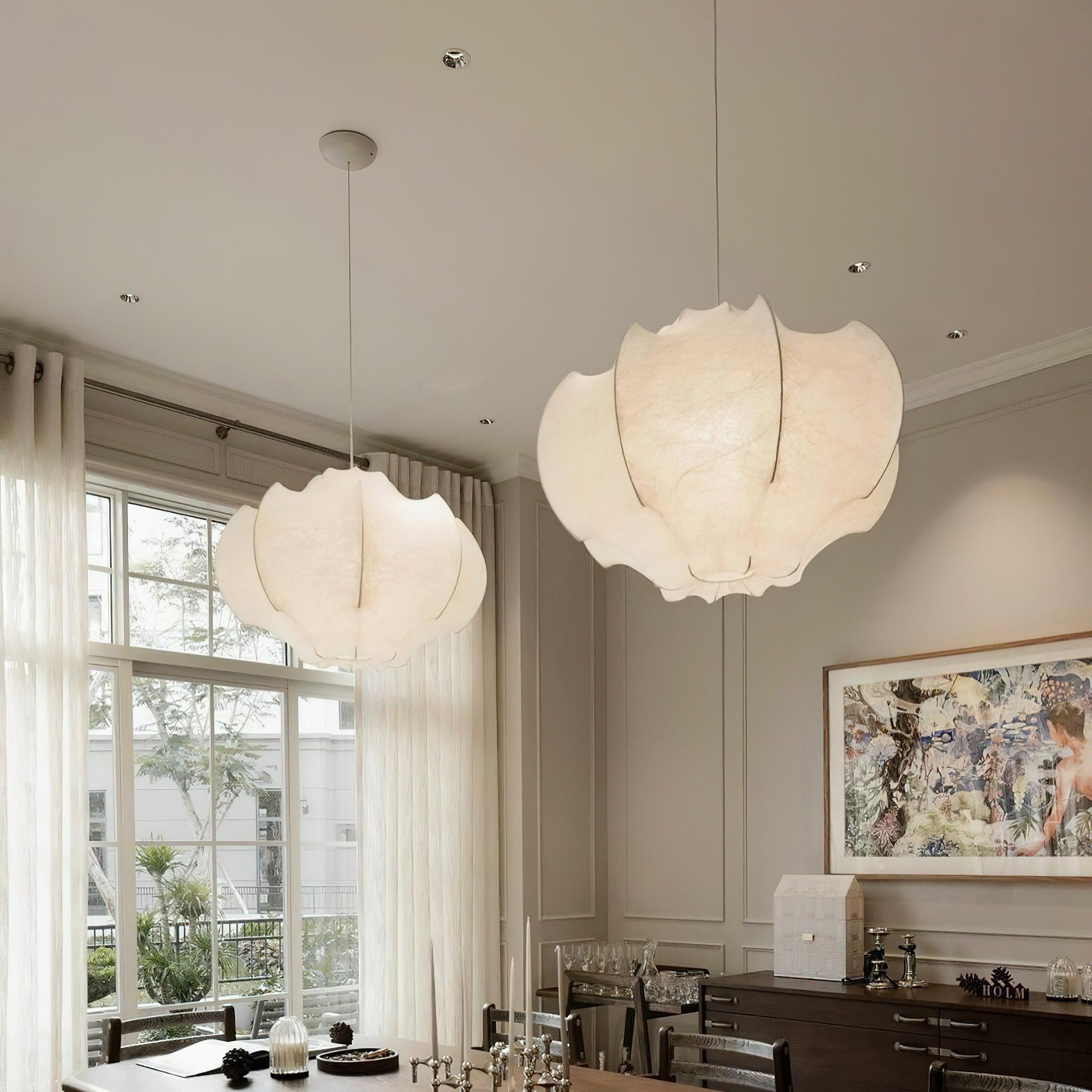 Skapa Pendant Lamp Soft Curved Pleated Shape - Letslighting