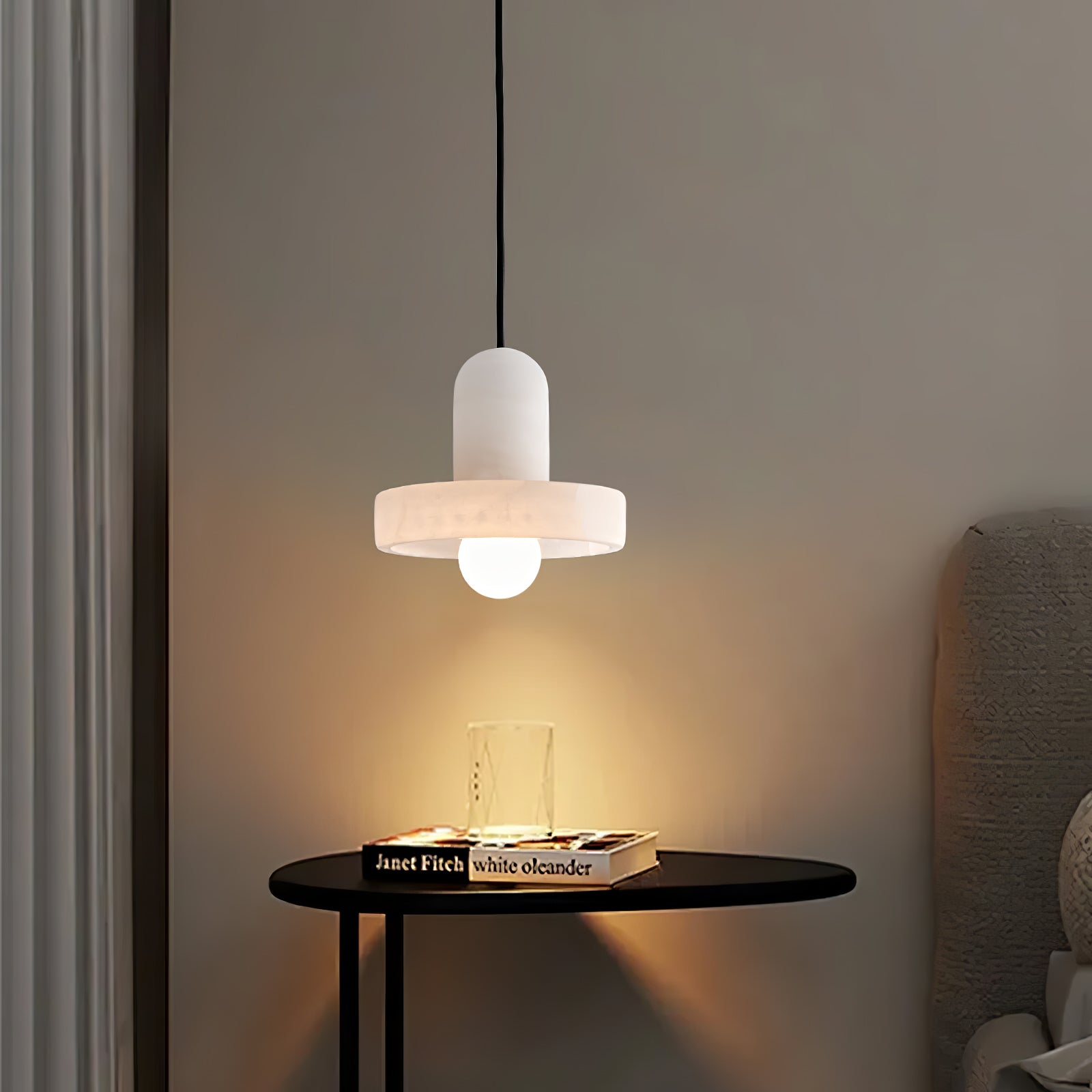Lyvynos Stacked Alabaster Pendant Light - Blowlighting