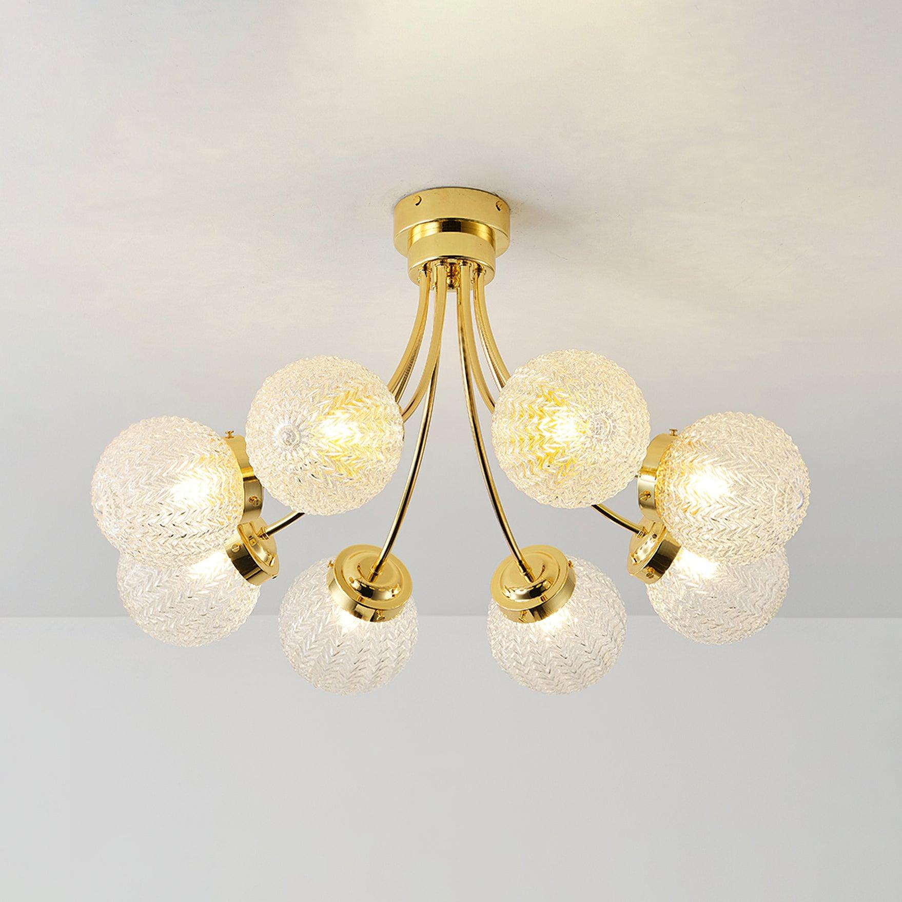 Carved Glass Ceiling Lamp - Blowlighting