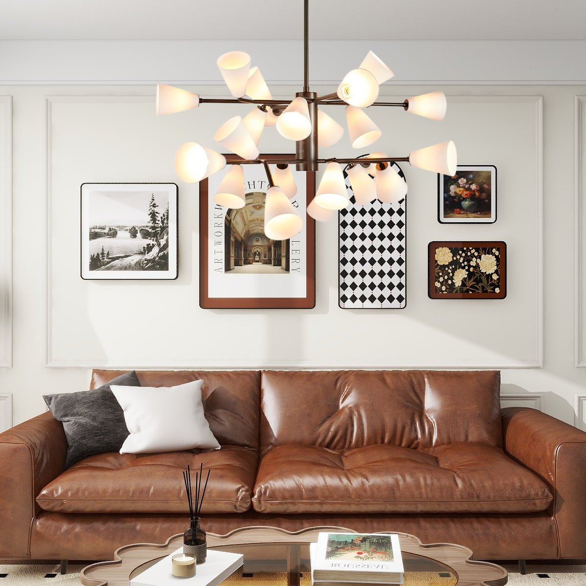 Lily Luxury Metal Chandelier - Blowlighting