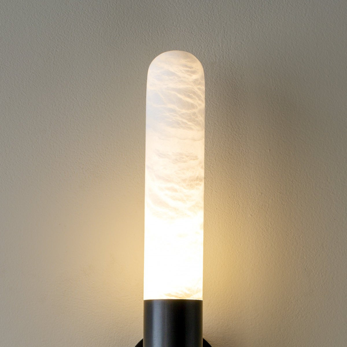Evtalos Cylinder Alabaster Wall Light - Letslighting
