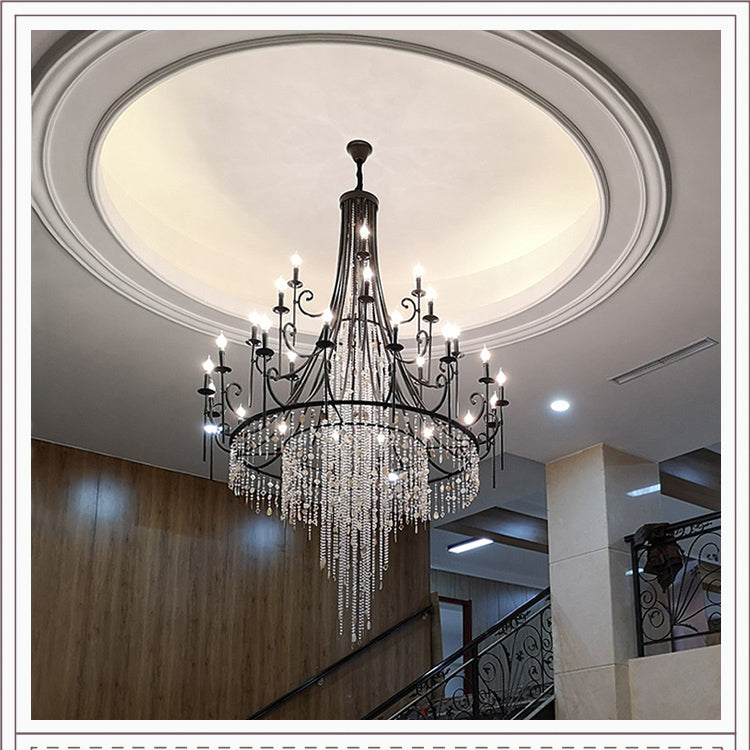 Trove Postmodern Luxury Natural Metal Alabaster Chandelier - Lamp Copper