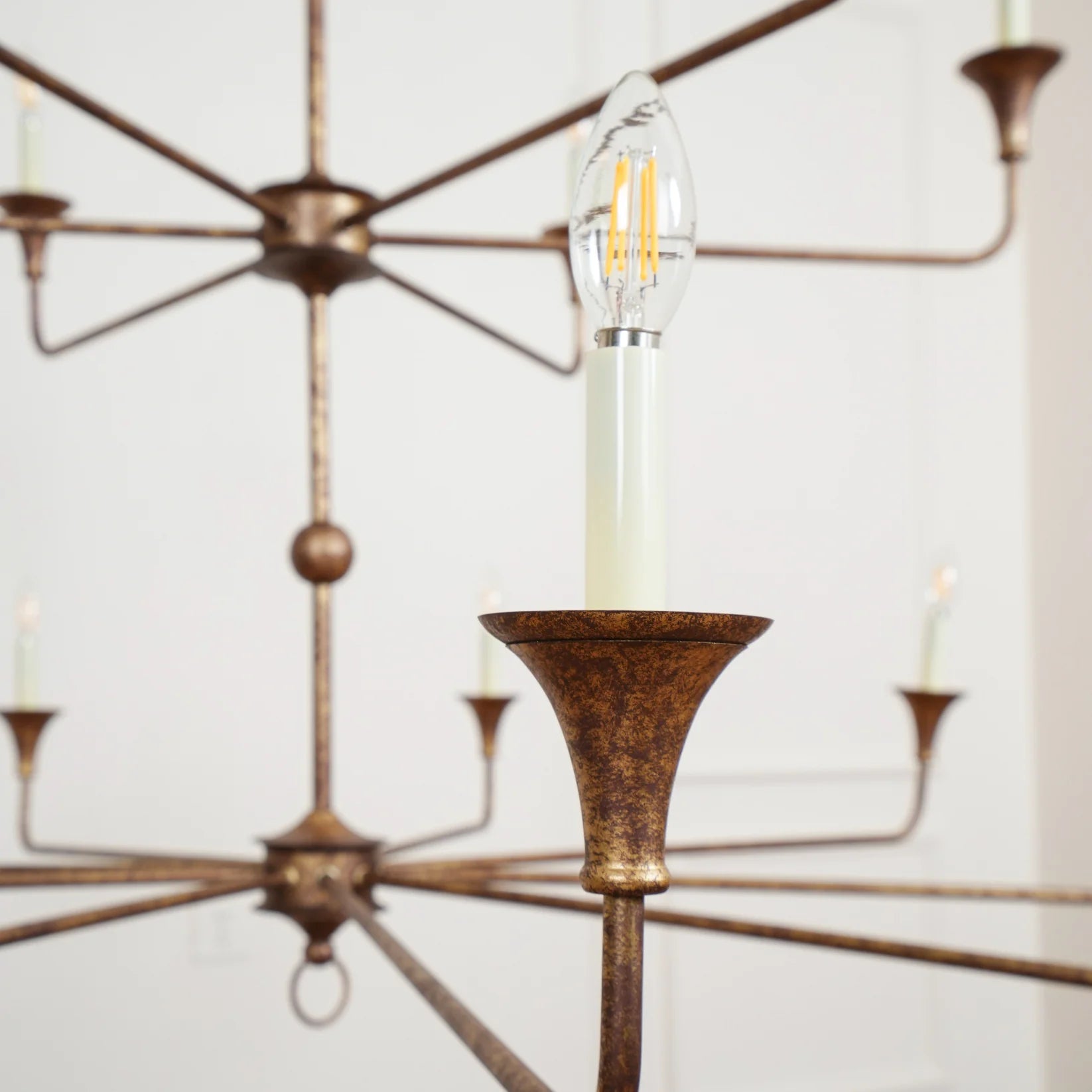 Silva Vintage Metal Pyrite Bronze Pendant Light Dining Room Bedroom