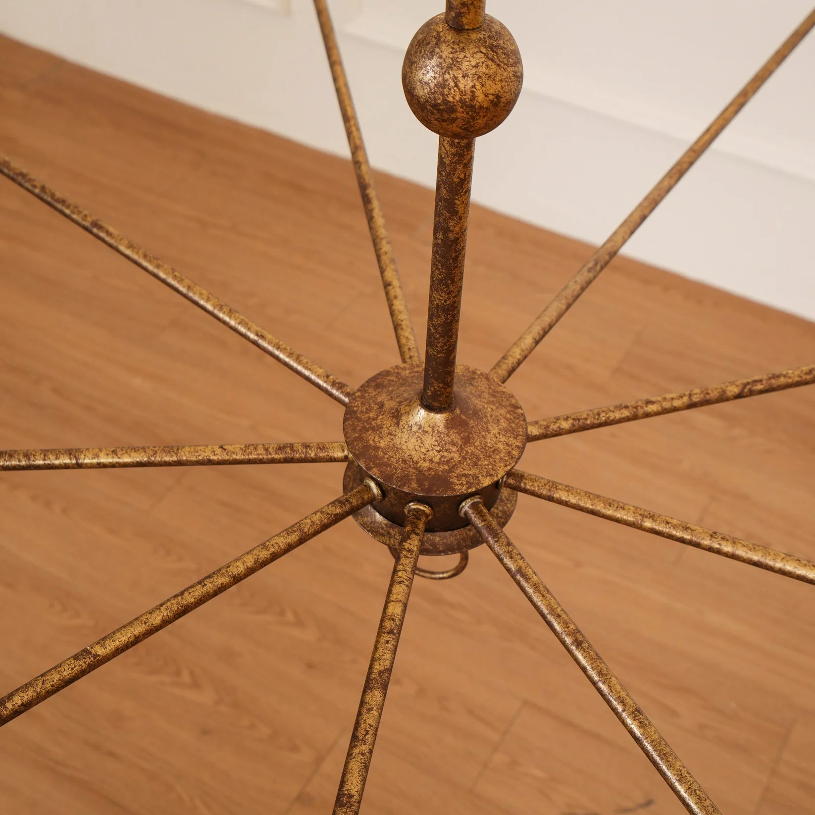 Silva Vintage Metal Pyrite Bronze Pendant Light Dining Room Bedroom