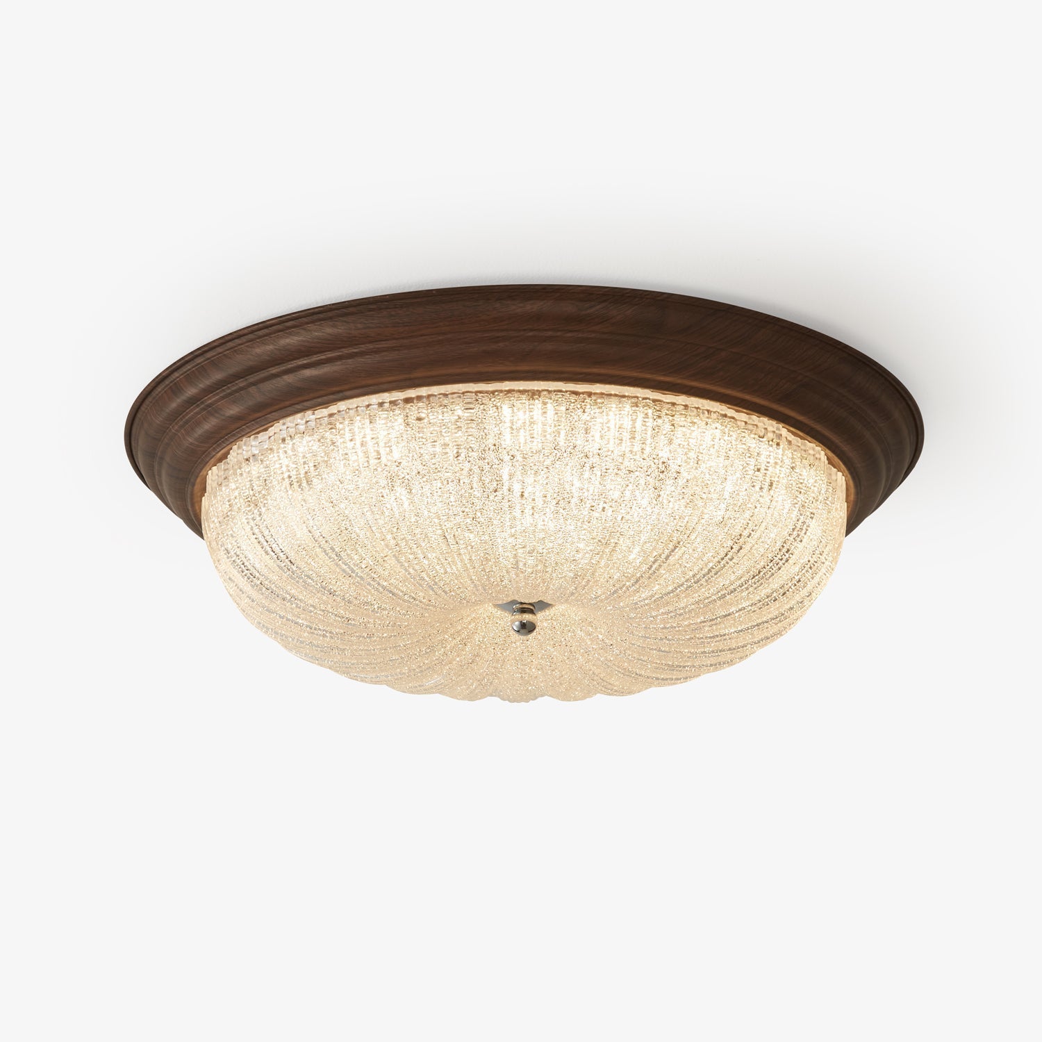 Celestia Walnut Ceiling Light - Blowlighting