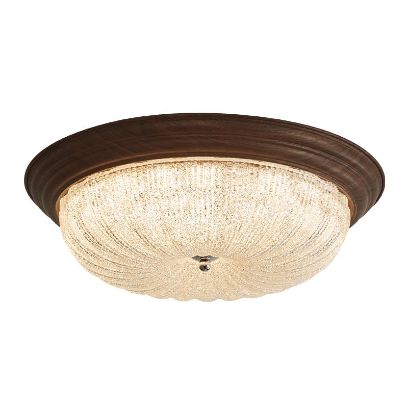 Celestia Walnut Ceiling Light - Blowlighting