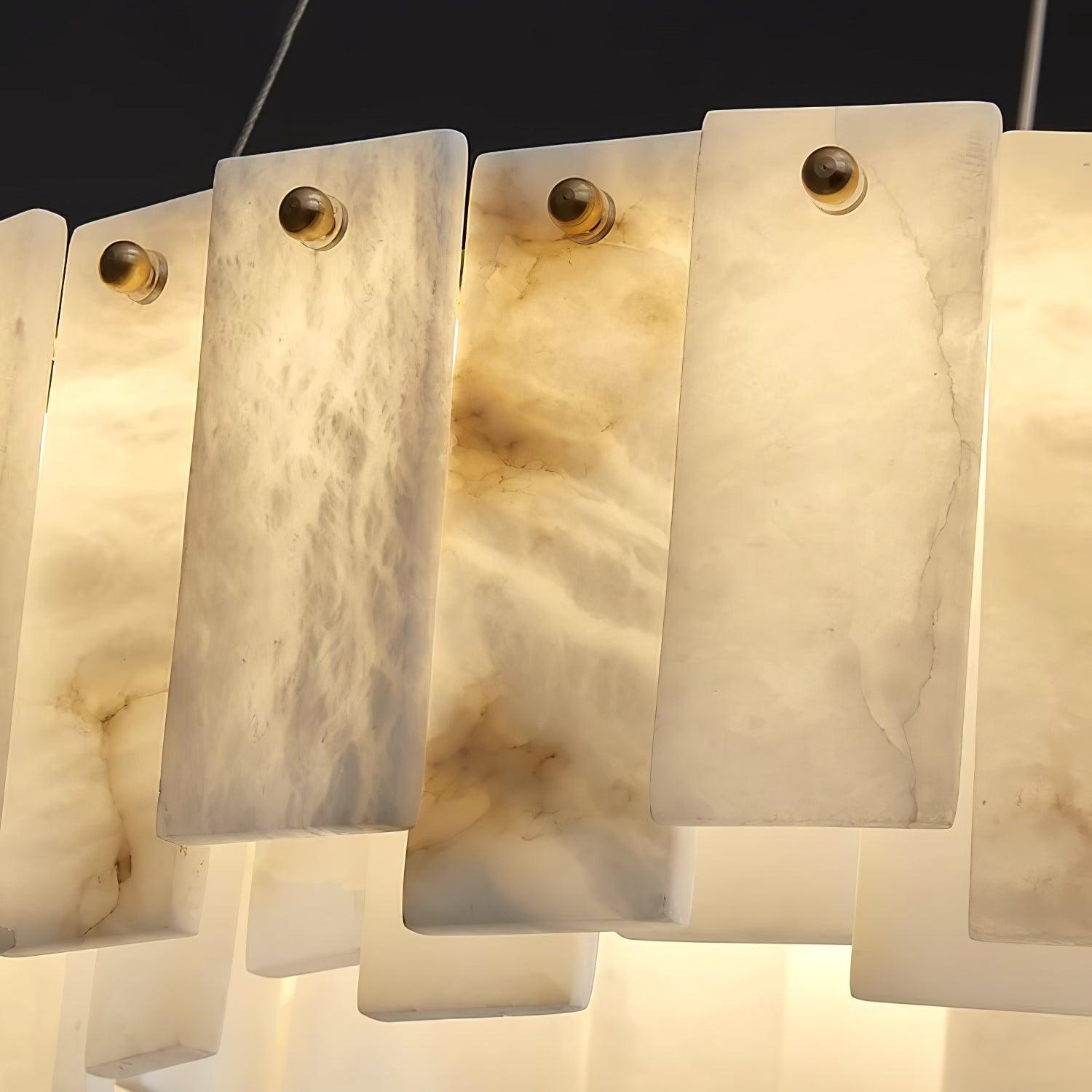 Vodore Alabaster Pendant Light Chandelier - Letslighting